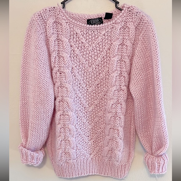 Pink Knit Sweater - Picture 1 of 5